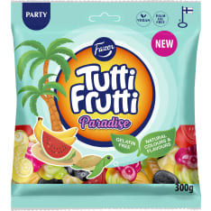 Fazer Tutti Frutti Paradise 300 g karkkipussi