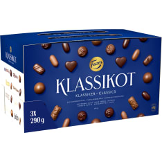 Fazer Klassikot 3x290 g suklaakonvehteja