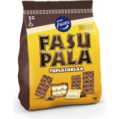 Fazer Fasupala Tuplasuklaa 199 g vohvelikeksi