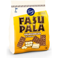 Fazer Fasupala Valkosuklaa 199g vohvelikeksi