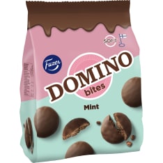 Fazer Domino Bites Mint 174 g herkuttelukeksi