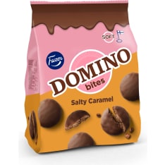 Fazer Domino Bites Salty Caramel 174 g herkuttelukeksi