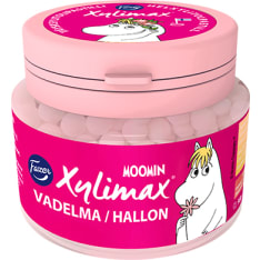 Fazer Xylimax Moomin raspberry pastille 90 g