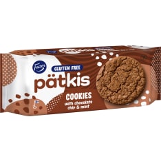 Fazer Pätkis Cookies 140 g gluteeniton kaurakeksi