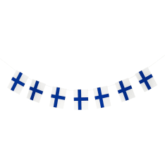 Suomen lippu paperinen viirinauha