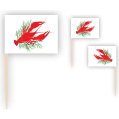 Crab 24-piece cocktail stick