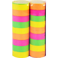 Neon color stripes 2 rll/pt serpentine