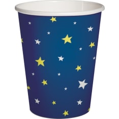 Stars blue 250ml cardboard mug