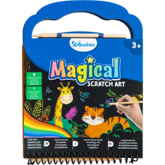 Skillmatics Magical Scratch Art eläimet raaputussetti