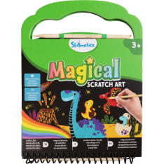 Skillmatics Magical Scratch Art dinosaurukset raaputussetti