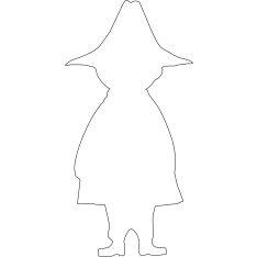 Moomin Snuff 12 cm gingerbread mold