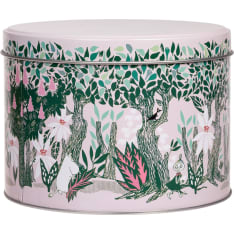Moomin Spring chestnut round tin
