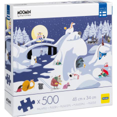 Moomin Winter Landscape 500p puzzle