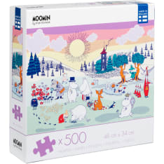 Moomin Day in Moomin Valley 500p puzzle