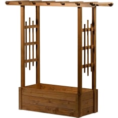 Tarha Istutuslaatikko pergolalla