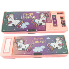 Unicorn multi-functional pencil case
Size: 26 x 9.5 x 3.5 cm