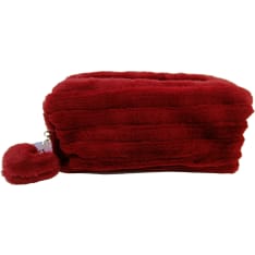 Plush Pom Pom tummanpunainen penaali