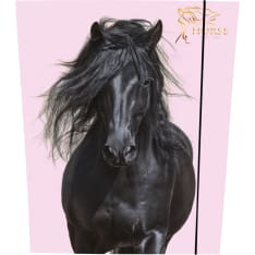 Pink Horse A4 kulmalukkokansio