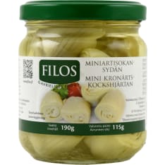 Filos 190/115 g suolaliemessä mini-artisokansydän