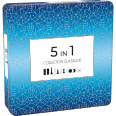 Tactic 5 In 1 five games in a metal box