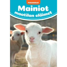 Mainiot maatilan eläimet puuhakirja