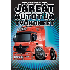 Komeat autot ja työkoneet puuhakirja