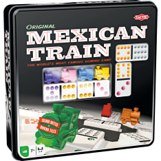 Tactic Original Mexican Train dominopeli metallirasiassa