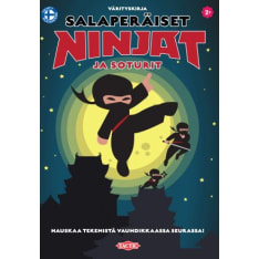 Mysterious ninjas coloring book