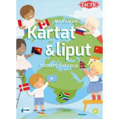 Tactic Maailman kartat ja liput tarrapuuhakirja