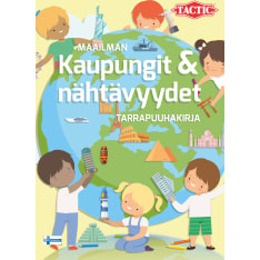 Tactic Maailman kaupungit ja nähtävyydet tarrapuuhakirja