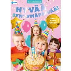 Tactic Hyvää syntymäpäivää! tarrapuuhakirja