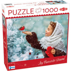 Tactic Girl with Red Mittens 1000p palapeli