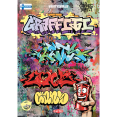 Tactic Graffititaide aikuisten värityskirja