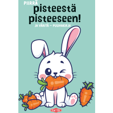 Tactic Piirrä pisteestä pisteeseen ja väritä puuhakirja