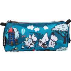 Moomin by Martinex Ruttu pencil case home yard teal