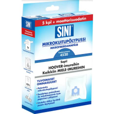 Sini 4520 5 kpl mikrokuitupölypussi