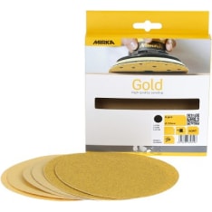 Mirka Gold 150mm 6-osainen tarra hiomapyörölajitelma
