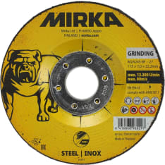 Mirka M2A24S-BF 115x7,0x22,2mm Inox Napalaikka