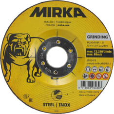 Mirka M2A24S-BF 125x7,0x22,2mm Inox Napalaikka