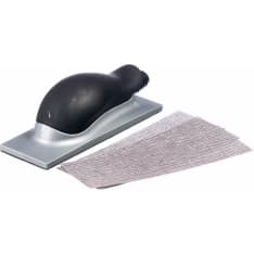 Mirka Abranet hand sanding support and 3 blades