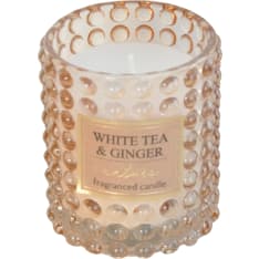Finnmari Ball pattern 8x8x9cm scented glass candle