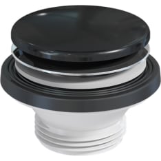 Prevex 63 mm 1 1/4" thread, matte black Pop-Up bottom valve