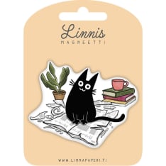 Linnis magnet Black Cat