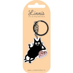 Linnapaperi Linnis shaped keyring