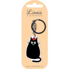 Linnapaperi Linnis shaped keyring