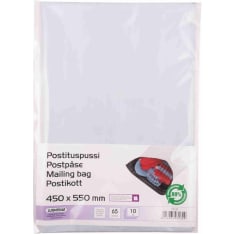 Luontevat 10 kpl 450 x 550 mm white self-adhesive mailing envelope