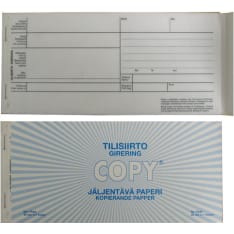 40 kpl tilisiirtolomake