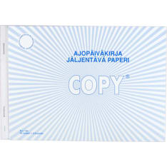 Plastipap Driving logbook A5 selfcopying