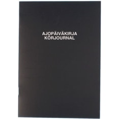 Plastipap vertical black A5 driving diary