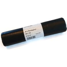 Roskapussi 30 l musta 50x70 cm 50 kpl/rll